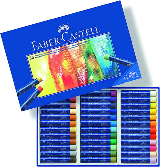【FABER-CASTELL】輝柏127036 創意工坊油性粉彩條 36色
