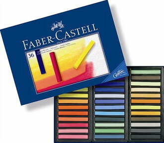 【FABER-CASTELL】輝柏128336 創意工坊粉彩條 長條型 - 36色