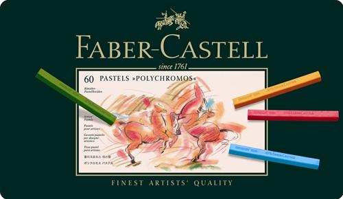 【FABER-CASTELL】輝柏128560藝術家級粉彩條 - 60色