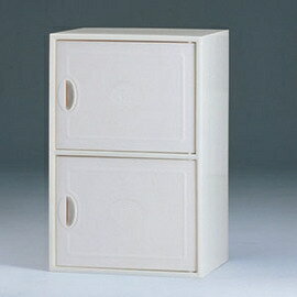 【潔保】塑鋼系統櫃系列-CP-3402 牙白櫃體牙白門片