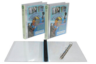 鼎盛 308-A4-30孔活頁彩色目錄夾 12本/箱 透明