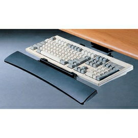  【潔保】實用型鋼製鍵盤架-KF-AP 深灰
