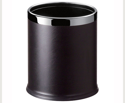 C45S-22 黑色人造皮 圓型雙層桶 / 個