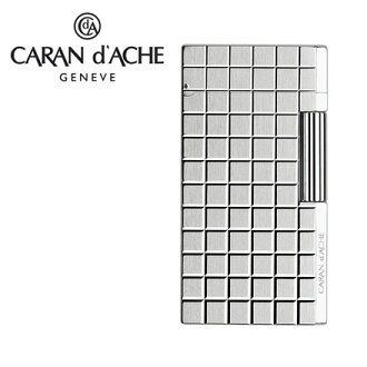 CARAN d'ACHE 瑞士卡達 CdA 打火機. 方塊(銀鍍銠)