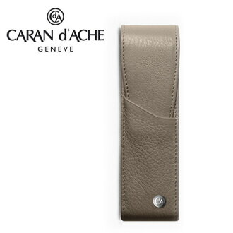CARAN d'ACHE 瑞士卡達 LEMAN 利曼系列 小牛皮筆套. 駝(2)
