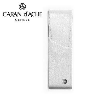 CARAN d'ACHE 瑞士卡達 LEMAN 利曼系列 小牛皮筆套. 白(2)