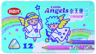 【利百代】小天使抗菌三角色鉛筆(12支/盒)CC002B
