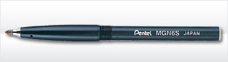 【Pentel飛龍】MGN6S 鋼珠筆專用筆芯 / 支
