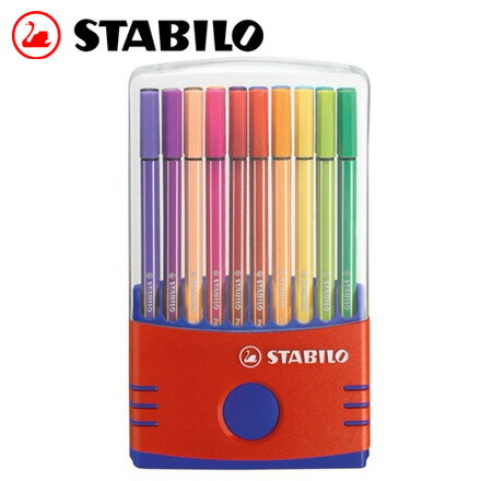 STABILO 德國天鵝 Pen 68 系列彩色筆(6820-04) 20色 / 盒