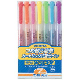 【利百代】OPTEX2環保螢光記號筆(10支/盒)WKT4