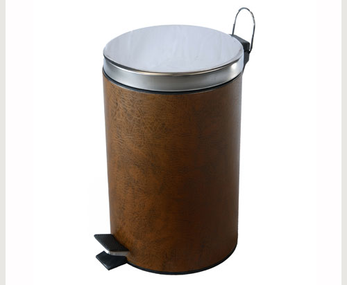 C03A 皮革 12L 腳踏桶 / 個