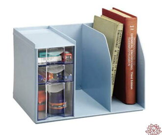 【雙鶖FLYING】H301 創新書架整理盒(內附文具整理盒)