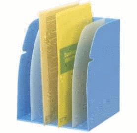 日本 LIHIT A4水色文件夾架 /個