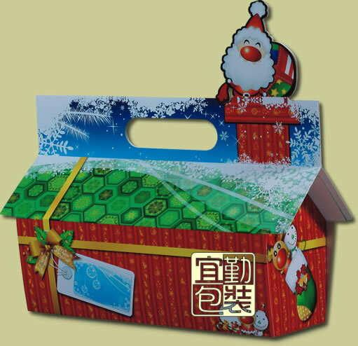 【零售】 聖誕長條蛋糕盒 ( 50入 )