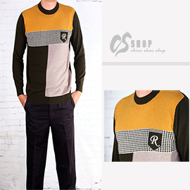 CS衣舖 高質感 個性 針織羊毛衫 15013