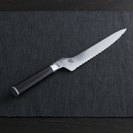 《富樂雅居》日本製 旬 Shun 經典系列 不鏽鋼 變形 麵包刀 ( 21cm )