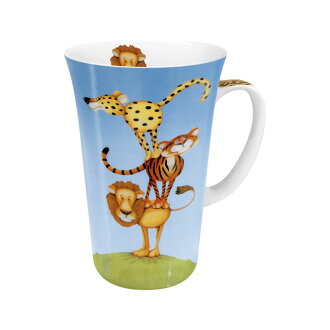 《富樂雅居》可愛動物系列~德國Konitz馬克杯-馬戲團大拿鐵杯