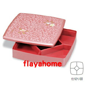 《富樂雅居》日本製 宇野千代 櫻花系列 一段式 漆器 果盒 便當盒 / 雅櫻