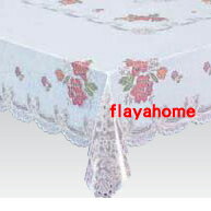 《富樂雅居》日本製 雅緻桌巾/典雅紅花 135*180cm