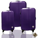 Miyoko時尚簡約系列超值三件組輕硬殼旅行箱/行李箱 0
