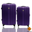 Gate9五線譜系列ABS材質超值兩件組28吋+24吋旅行箱/行李箱 0
