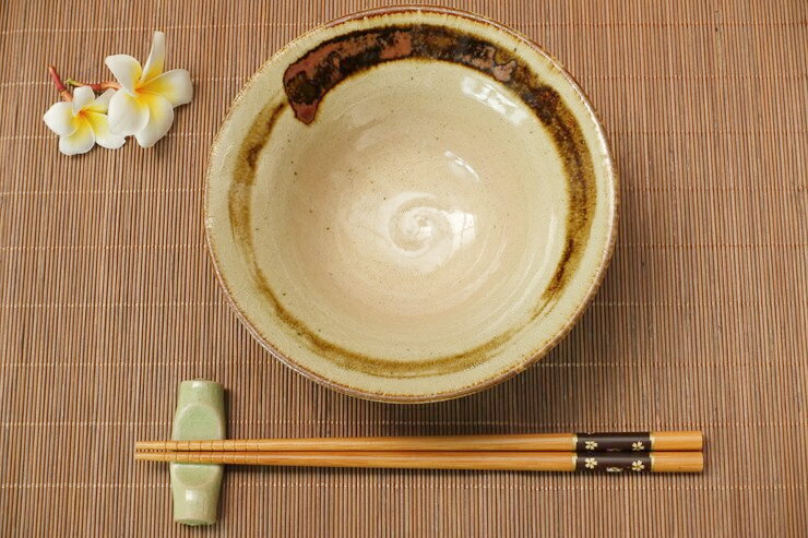 和雅屋日式餐具 "かいらぎ黄オフケ５寸鉢"日本製