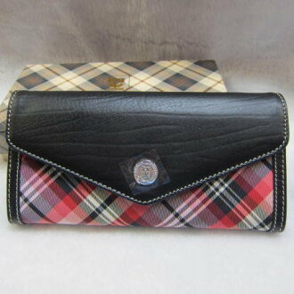 ~雪黛屋~Kinloch Anderson英國 金安德森格紋長型皮夾專利緹花布+100%牛皮三折式KA-31601繽紛紅