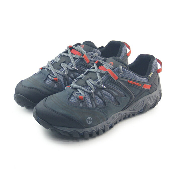 (男)MERRELL ALL OUT BLAZE GORE-TEX 戶外鞋 灰藍/紅-ML21261