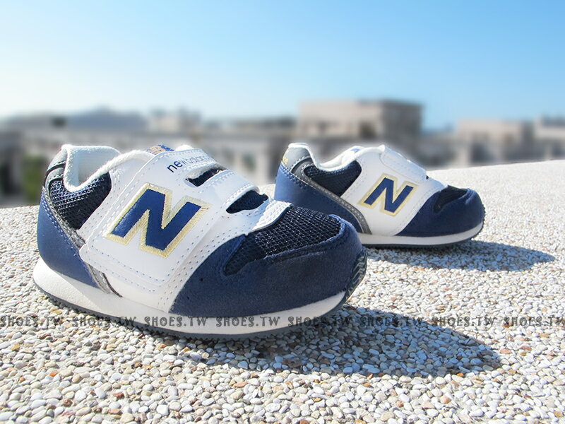 Shoestw【FS996NVI】NEW BALANCE 996 學布鞋 童鞋 運動鞋 小童 海軍藍 金標