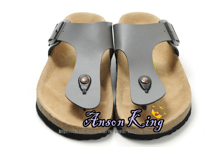 [Anson King]Outlet正品代購birkenstock Ramses系列 男女款 懶人涼拖鞋 深灰