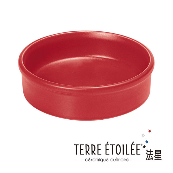 法國【TERRE ETOILEE 法星】布蕾 烤皿 烤盤 ◎12cm ◎現代紅