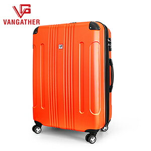 (新色上市) VANGATHER 凡特佳-28吋ABS城市街角系列行李箱-繽紛橘