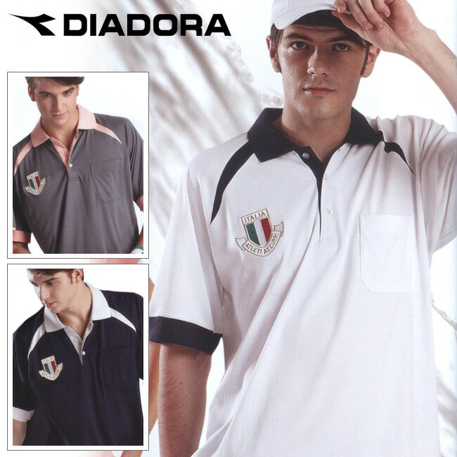 【DIADORA】男用排汗短POLO衫(短袖立領polo衫.休閒衫.排汗衣.短衫.休閒裝.運動服.便宜.推薦)