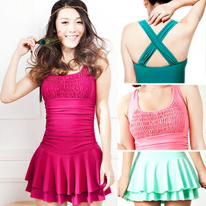 時尚簡約.經典素色加大連身泳衣(連身泳裝.連體泳衣.連體泳裝.游泳衣.溫泉泡湯泳裝.溫泉泡湯泳衣.推薦.哪裡買.特賣會.專賣店)E311-A15007