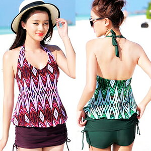 時尚幾何.修身顯瘦二件式泳衣(二件式泳裝.2件式泳衣.游泳衣.溫泉泡湯泳裝.泡湯泳衣.比基尼.專賣店.特賣會.推薦.哪裡買) E311-A15057