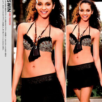 『泳裝出清』豹紋比基尼三件式泳裝.運動