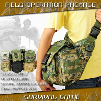 多功能野戰斜背包(斜背包包.運動包.背包包.生存遊戲.迷彩包包.便宜)