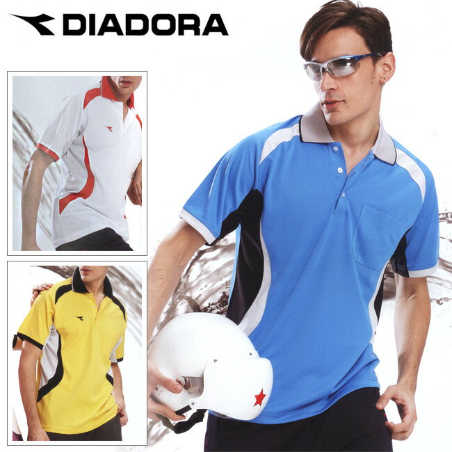 【DIADORA】男用涼感排汗短POLO衫(短袖立領polo衫.休閒衫.排汗衫.短衫.休閒裝.運動服.便宜.推薦)