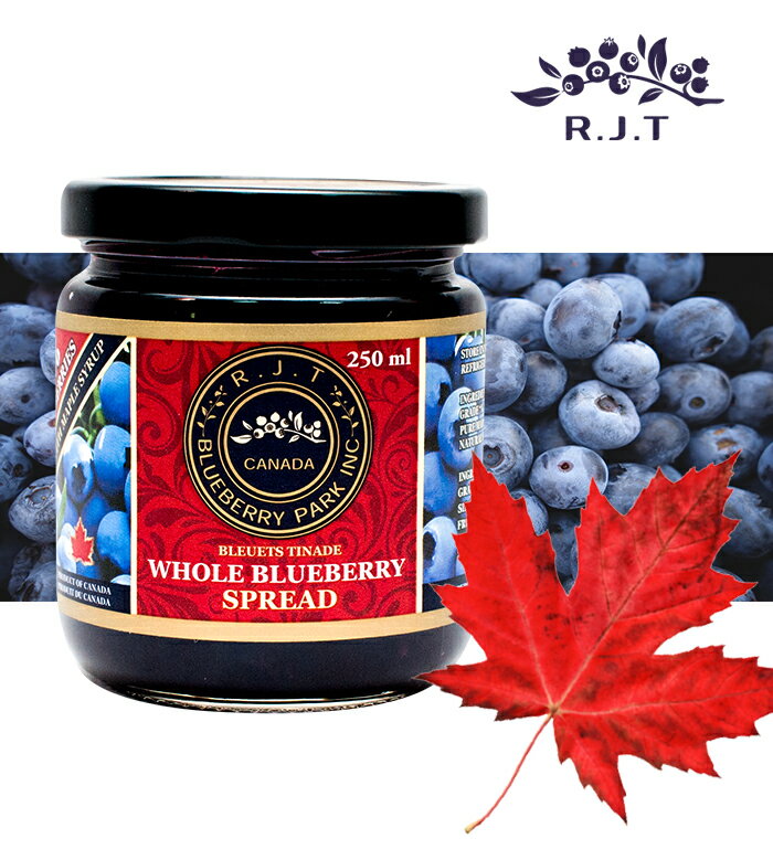 加拿大R.J.T天然楓糖藍莓果醬