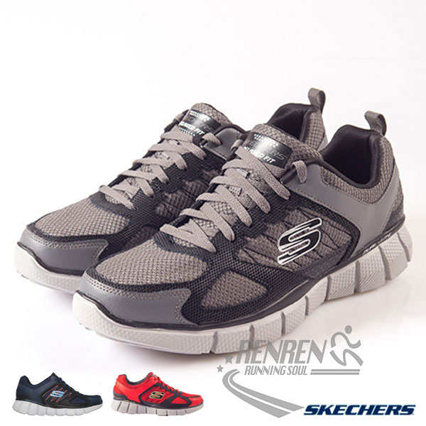 SKECHERS男運動鞋Equalizer2.0 (灰*黑) 記憶型泡棉鞋墊 透氣舒適