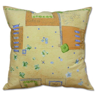 【花園】純棉印花抱枕-桔(60x60cm)