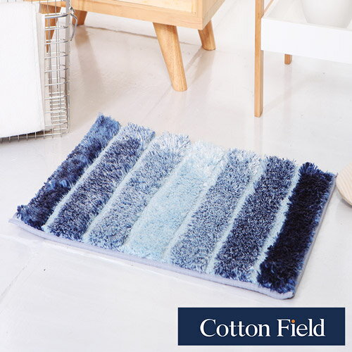 【Rainbow】超細纖維吸水防滑踏墊-月光藍(40x60cm)
