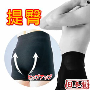 【日本製】新機能男性專用平腹翹臀美體褲(黑-M)