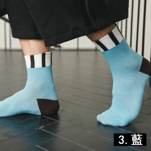 美麗大街【104110705】日韓流行舒適好穿中筒襪 運動襪 單車襪 五色可選
