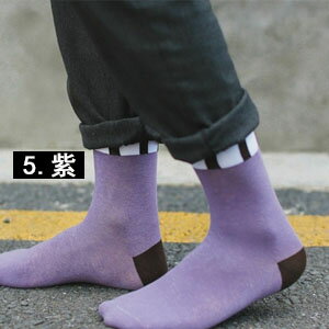 美麗大街【104110721】日韓流行舒適好穿中筒襪 運動襪 單車襪 五色可選