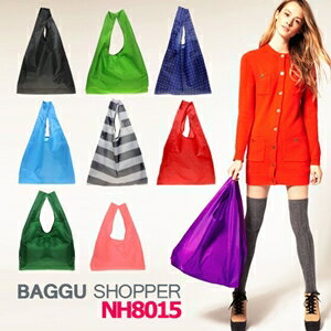 美麗大街【BFK23E2E8E1】日式baggu糖果色折疊購物袋 （OPP袋）