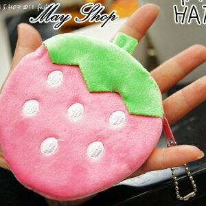 美麗大街【S99120810】超可愛大草莓造型零錢包