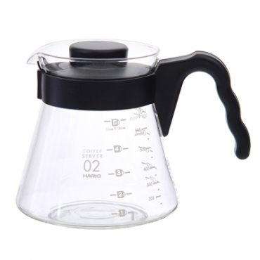 HARIO V60好握黑色耐熱玻璃壺 VCS-02B 700ml