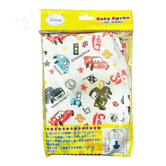 〔小禮堂嬰幼館〕Cars 閃電麥坤 拋棄式圍兜《白.角色.星星.滿版》內有10枚入