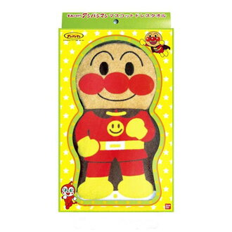 〔小禮堂〕麵包超人 造型擦手巾《咖啡.站姿》